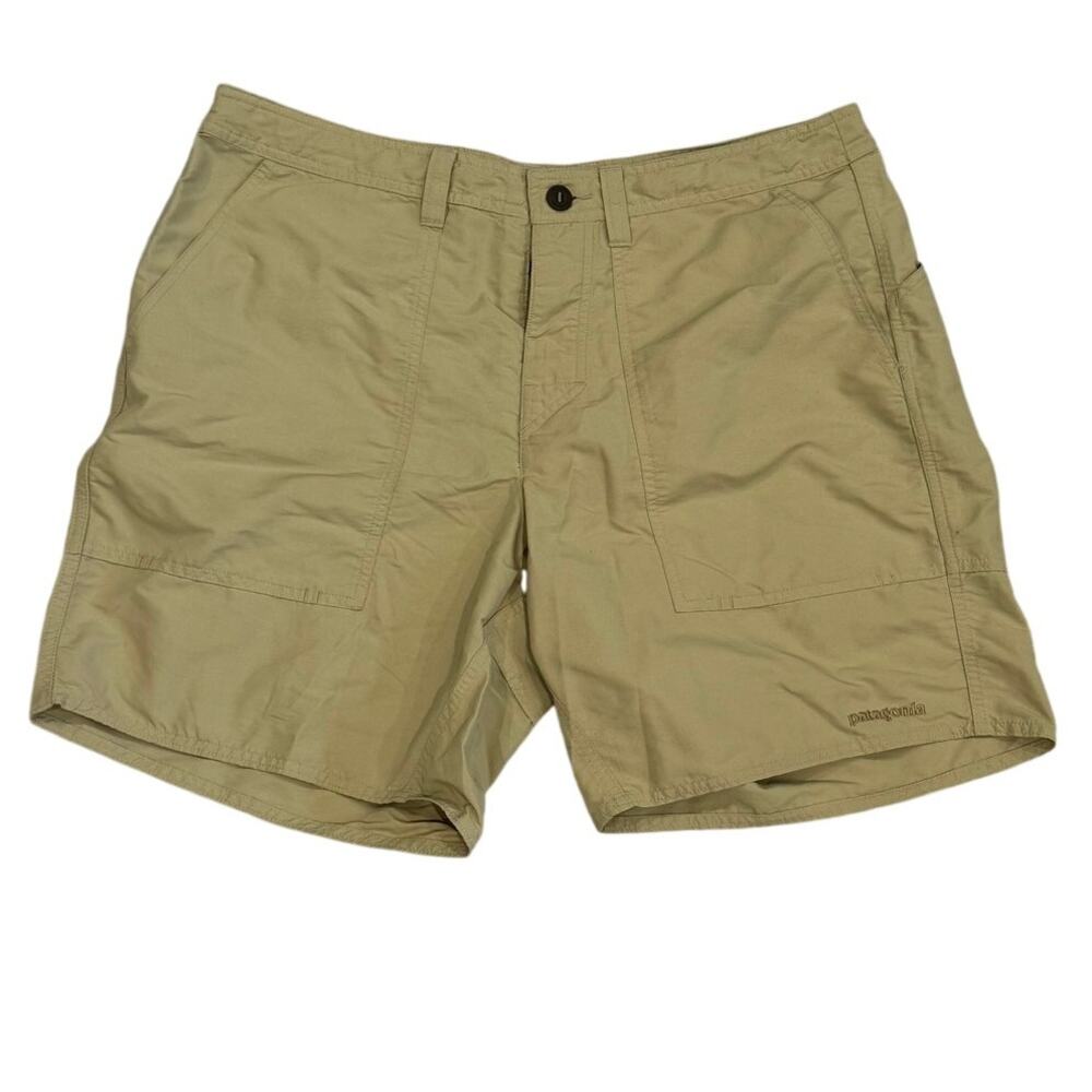 Patagonia Wavefarer Nylon Walk Shorts Zip Pocket Men’s 35 (7” inseam)
